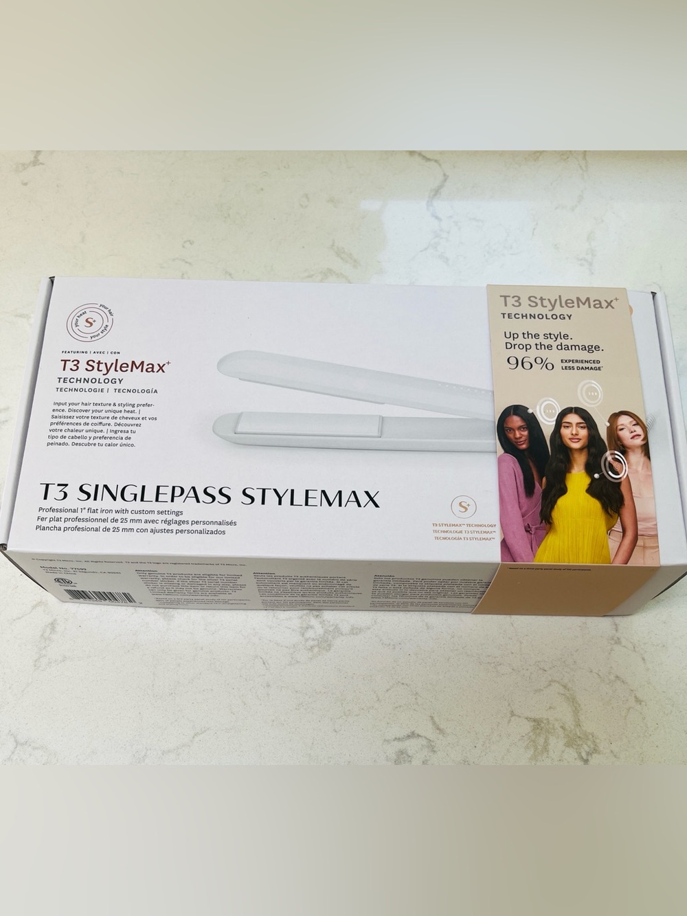 Brand New in Box T3 Singlepass StyleMax  Hair Straightner